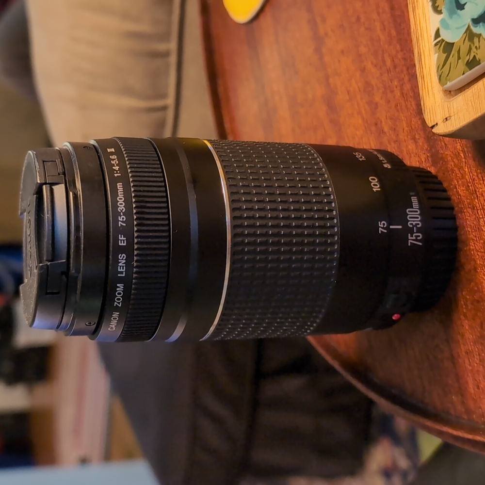 Canon EF 75-300mm f/4-5.6 III Telephoto Zoom Lens (Used, Like New, No Box)